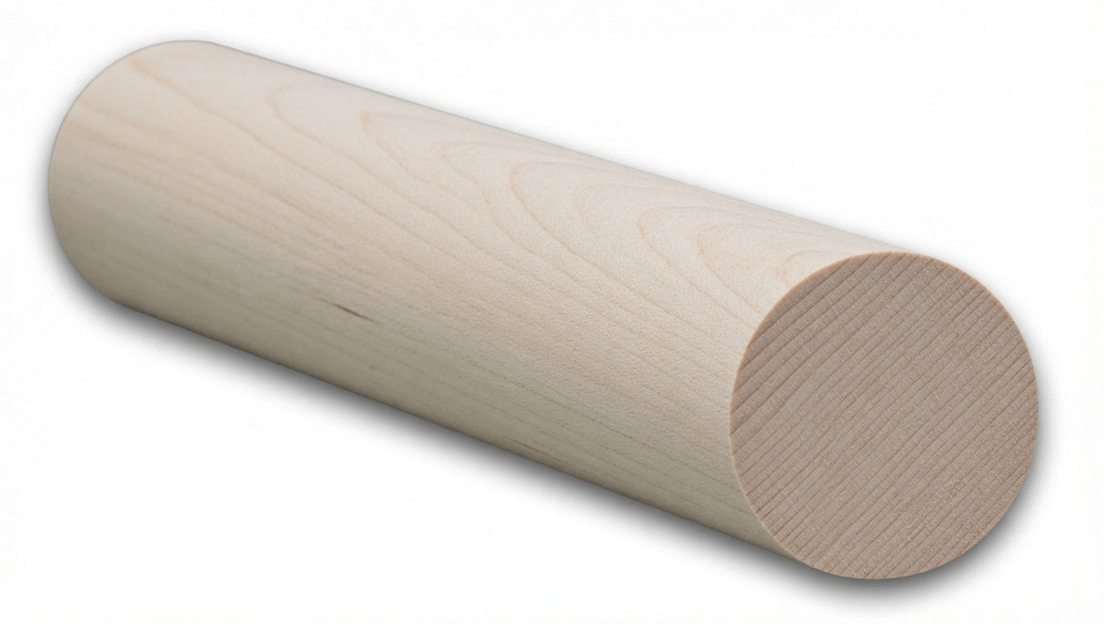 1500 Soft Maple 1-1/2" Full Round Handrail