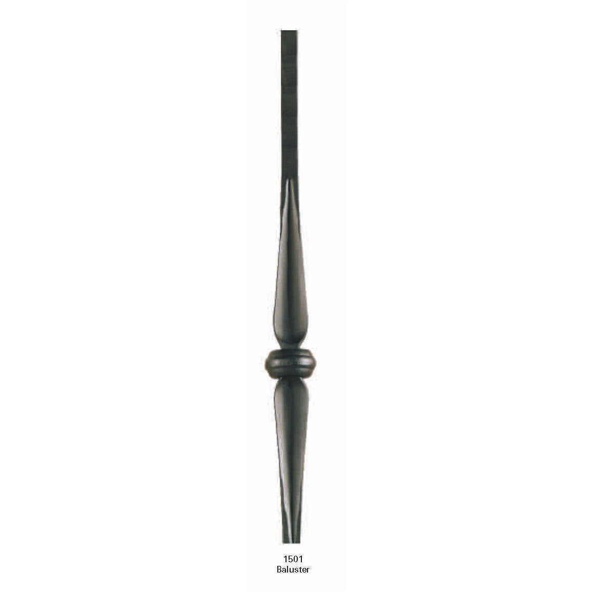 3201 Hammered Feathered Iron Baluster