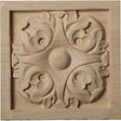 Leaf Rosette, 3-1/2" (ROS03X03LF)