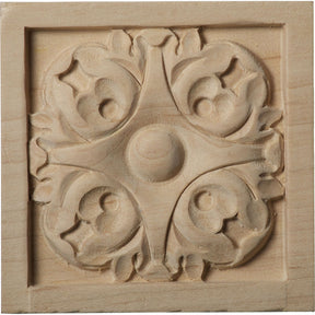 Leaf Rosette, 3-1/2" (ROS03X03LF)
