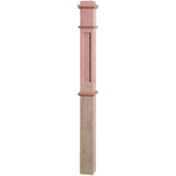 FP-4375 Primed with Special Species Trim Flat Panel Box Newel Post 3