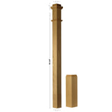 4491-ADJ Primed with Special Species Trim Adjustable Box Newel