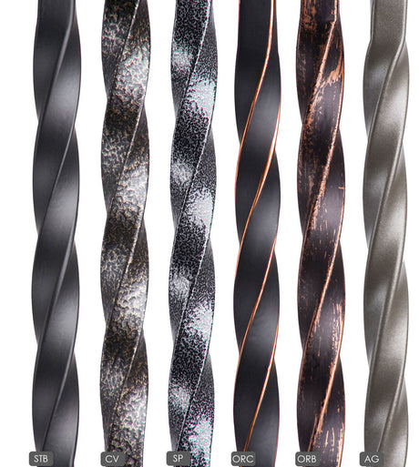 Available powder coatings (Copper Vein and nickel are discontinued)