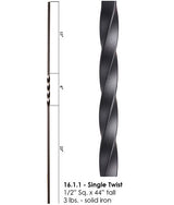 HF16.1.1 Single Twist Iron Baluster