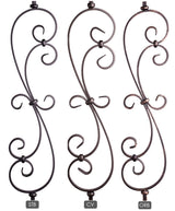 Available in these powder coatings:  Satin Black (STB), Copper Vein (CV), and Oil Rubbed Bronze (ORB)