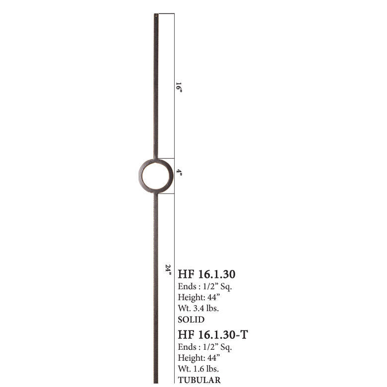HF16.1.30 One Ring Designer Baluster