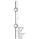HF16.1.31 Two Ring Designer Baluster