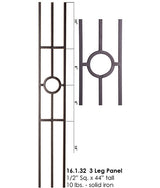 HF16.1.32 3-Leg Designer Panel