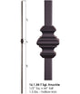 HF16.1.34-T Single Knuckle Tubular Steel Baluster