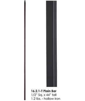 HF16.2.1-T Plain Square Bar Tubular Steel