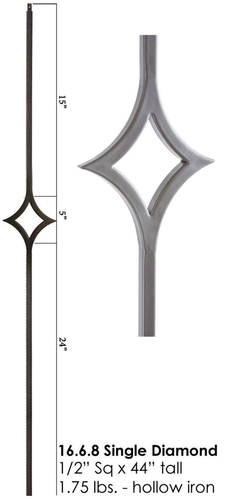 HF16.6.8 One Diamond Baluster