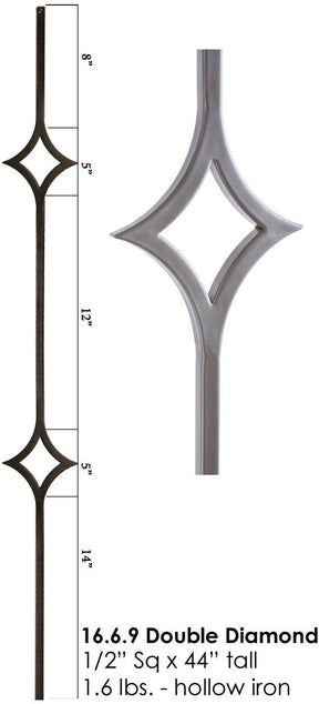 HF16.6.9 Two Diamond Baluster