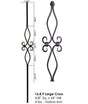 HF16.8.9 Double Diamond Designer Tubular Baluster