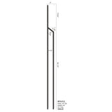 HF16.9.2 16.9.2 Angle Double Leg Iron Baluster