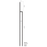 HF16.9.3 Level Double Leg Iron Baluster