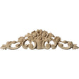 Bradford Flower Basket with Scrolls Onlay, Small (ONL12X03X01BR)