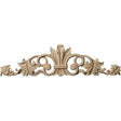Marseille Center with Scrolls Onlay, Small (ONL12X03X01MA)
