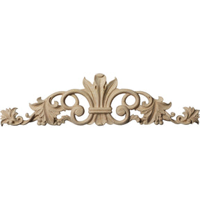Marseille Center with Scrolls Onlay, Small (ONL12X03X01MA)