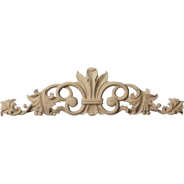 Marseille Center with Scrolls Onlay, Small (ONL12X03X01MA)