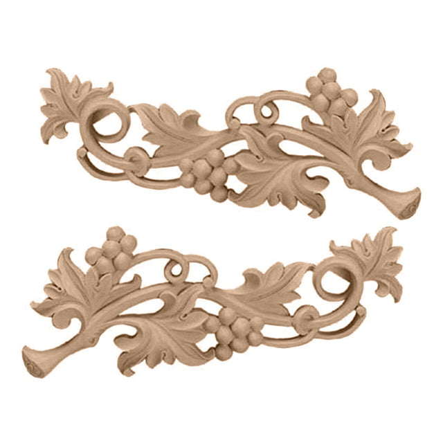 Grape Scrolls Pair, Small (ONL09X03X01GR)