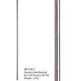 HF17.8.1 Round Stainless Steel Tubular Plain Bar (2)