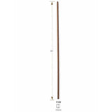 1700 (Solid Iron) Plain Bar 1/2" Square