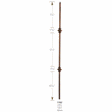 1702 (Solid), or 3702 (Hollow) Double Knuckle Baluster