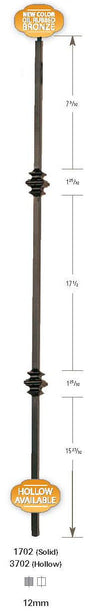 3702 Hollow Double Knuckle Baluster