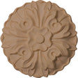 Kent Floral Rosette, 3-5/8" Wide (ROS03X03KE)