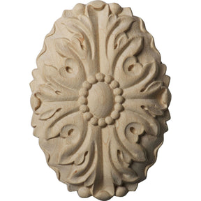 Ashford Oval Rosette, 2-1/2" Wide (ROS03X05AS)
