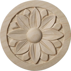Bedford Rosette, 3-1/2" Wide (ROS03X03BE)