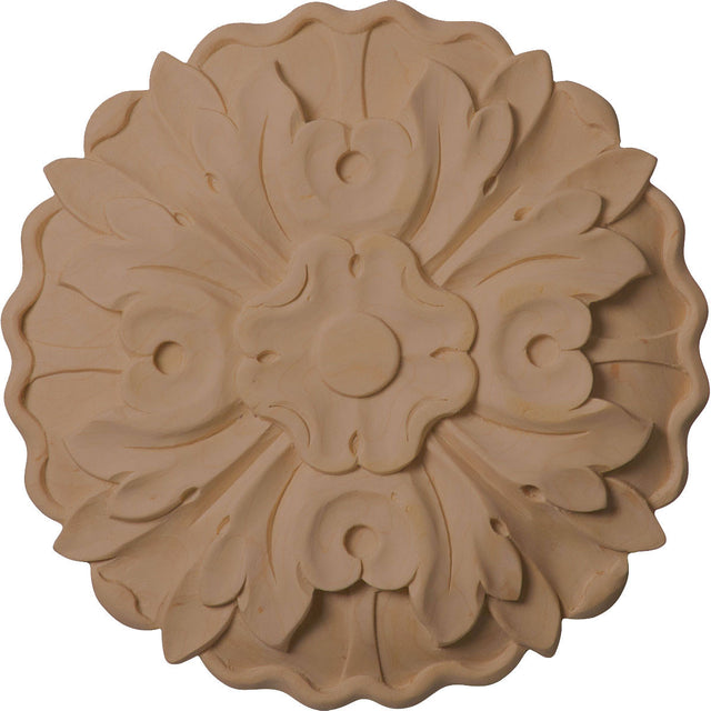 Kent Floral Rosette, 6-7/8" Wide (ROS06X06X01KE)