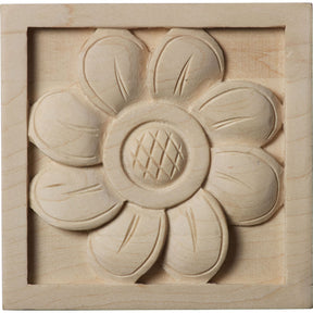 Sunflower Rosette, 3" (ROS03X03X00SF)