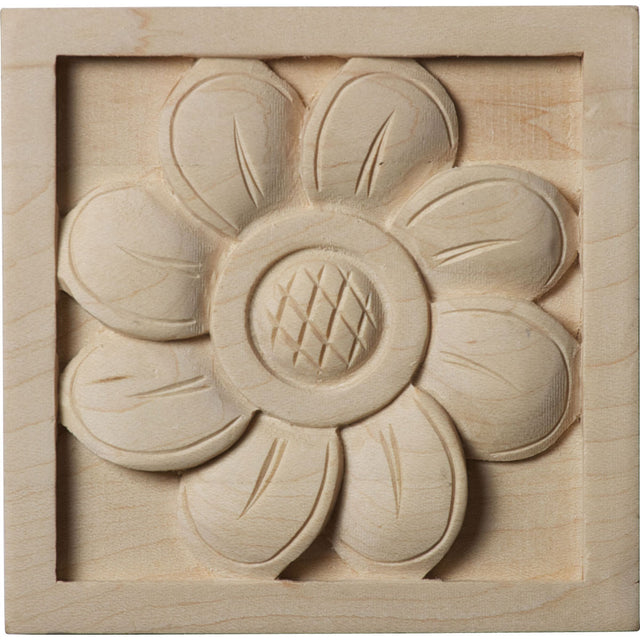 Sunflower Rosette, 3" (ROS03X03X00SF)