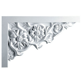SB11X07FL-R Right Hand Large Floral Stair Bracket