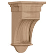 Raised Fluting Corbel, 10" (COR05X05X10RA)