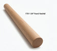 1750 Birch Handrail, 1-3/4" Full Round