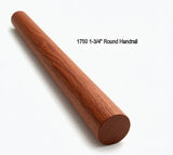1750 1-3/4" Full Round Handrail, Brazilian Cherry