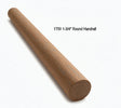 1750 1-3/4" Full Round Handrail, White Oak