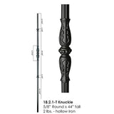 HF18.2.1-T Single Knuckle Monte Carlo Baluster