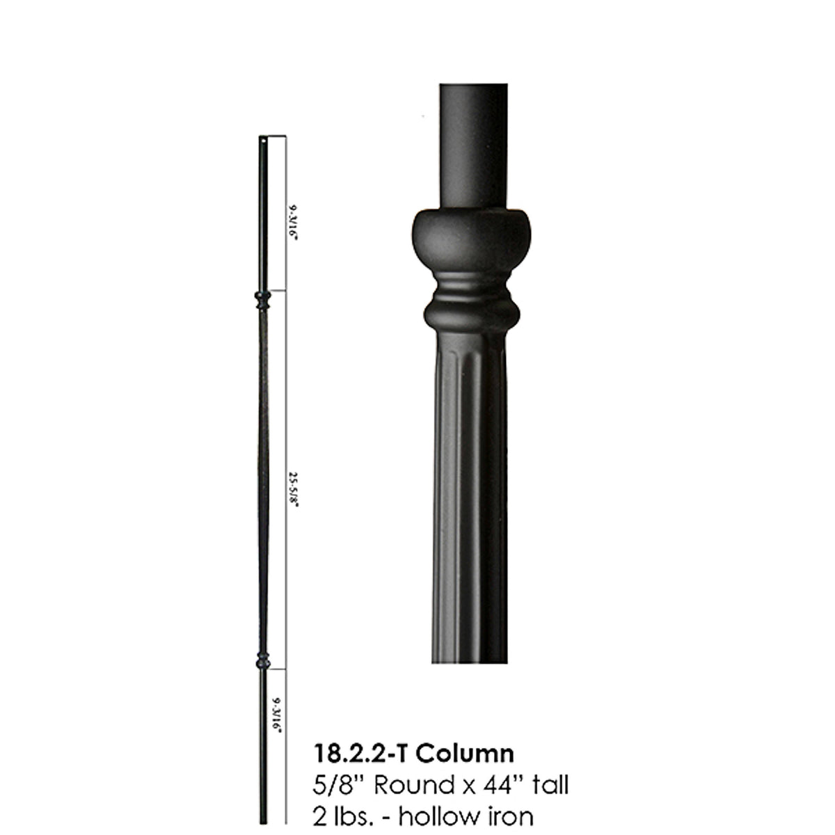 HF18.2.2-T Double Knuckle Monte Carlo Baluster