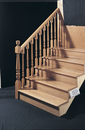 1805 35" 1800's Plain Square Top Baluster