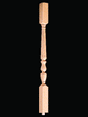 1805R 35" Reeded Square Top Baluster