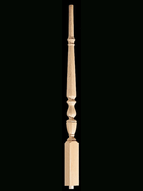 1815O 35" Octagonal Pin Top Baluster