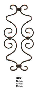 1861 Large Scroll Iron Accessory