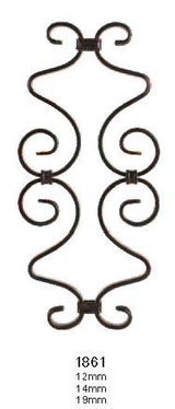1861 Large Scroll Iron Accessory