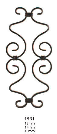 1861 Large Scroll Iron Accessory