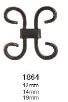 1864 Small Scroll Iron Accessory