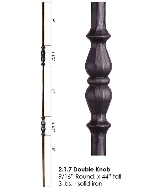 HF2.1.7 Double Knob Tuscan Baluster