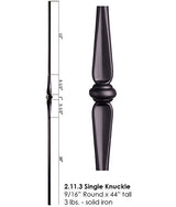HF2.11.3 Round Single Knuckle